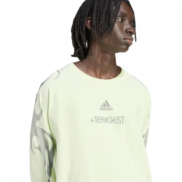 adidas Adilenium Season 4 Teamgeist Graphic Longsleeve Tee "Almost Lime" (KF8541)