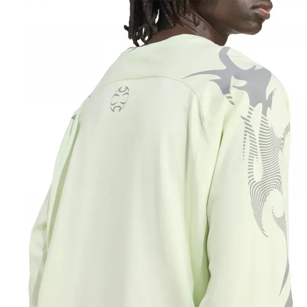 adidas Adilenium Season 4 Teamgeist Graphic Longsleeve Tee "Almost Lime" (KF8541)