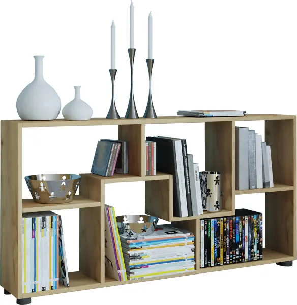 Regál Pintal dekor dub-med š: 117cm