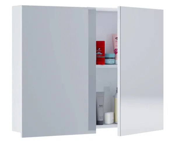 VCM Zrcadlová skříňka 80 cm VCB 1, bílá