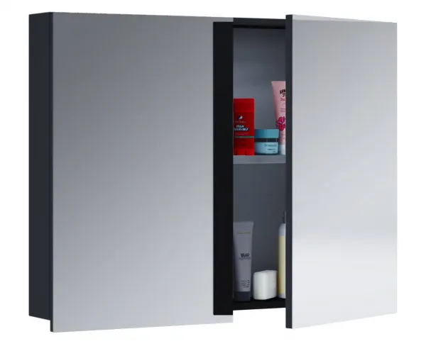 VCM Zrcadlová skříňka 60 cm VCB 1, černá
