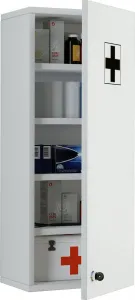 VCM Nástěnná lékárnička Medasa L, bílá