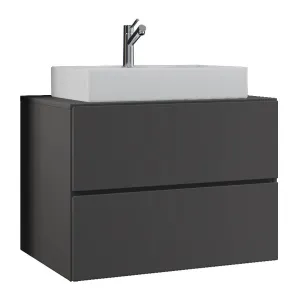 VCM 2dílná umyvadlová skříňka Lendas S 80 cm, antracitová