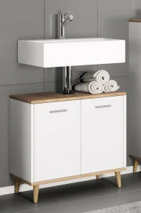 VCM Skříňka pod umyvadlo Landos, dub medový