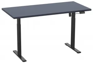 VCM Výškově nastavitelný stůl E-Lona 160x80, antracit