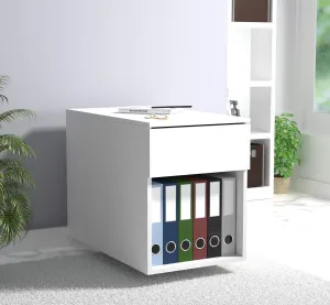 VCM Mobilní zásuvkový kontejner Dalosa 70 1-SB, bílý