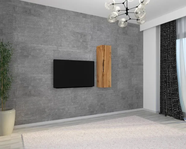 Nástenný regál Arila š: 115 cm, dub medový