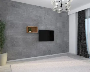 Regál Arila š: 50 cm, dub medový