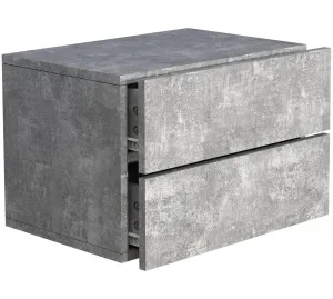 VCM Noční stolek Usal L 45, betonově šedá