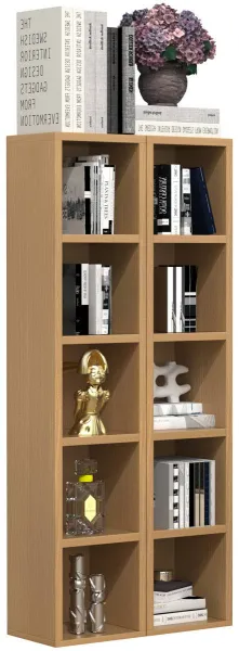 VCM Regál na CD a DVD Megosa S, buk