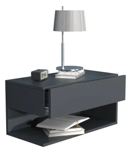 VCM Noční stolek Usal XL 60, antracit