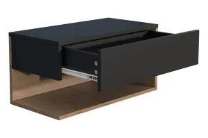 VCM Noční stolek Usal XL 60, černý