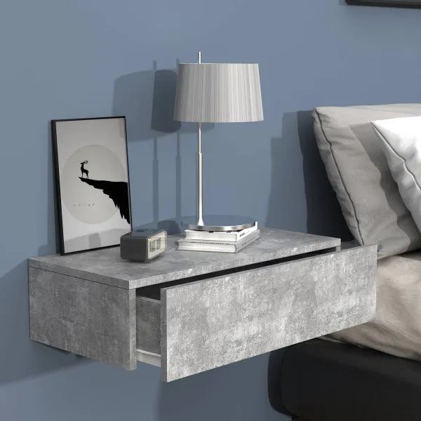 VCM Noční stolek Usal M 60, imitace betonu