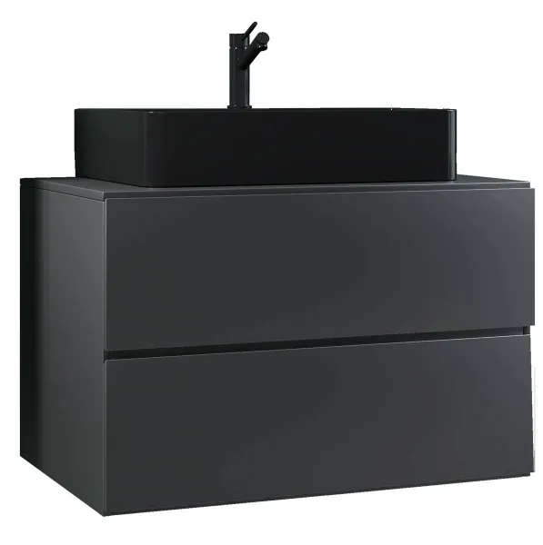 VCM Umyvadlová skříňka Lendas BL S 80 cm, antracit