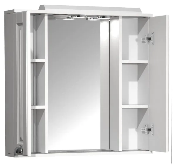 VCM Koupelnové zrcadlo Casalo XL 75 cm, bílé