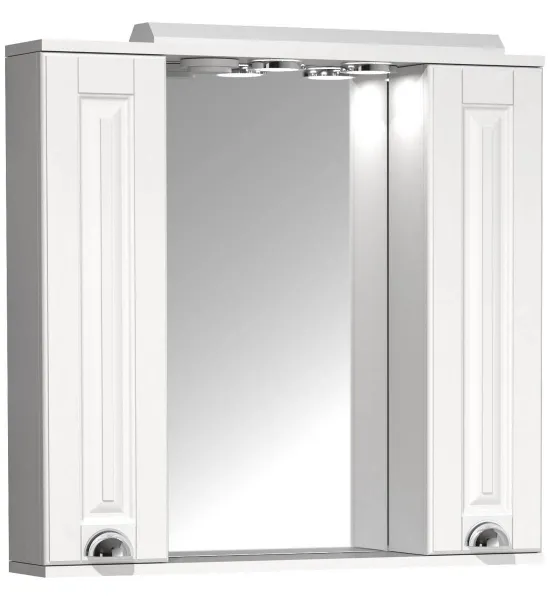 VCM Koupelnové zrcadlo Casalo XL 75 cm, bílé