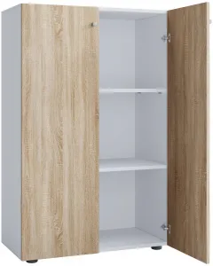 VCM Botník Lona XL 3dílný, bílý