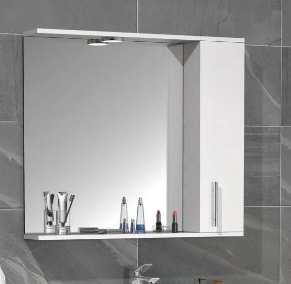VCM Zrcadlová skříňka Lisalo XL 75 cm, bílá