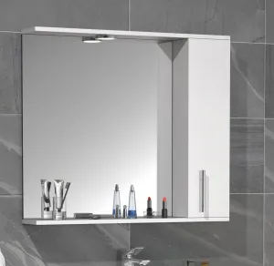 VCM Zrcadlová skříňka Lisalo XL 75 cm, bílá