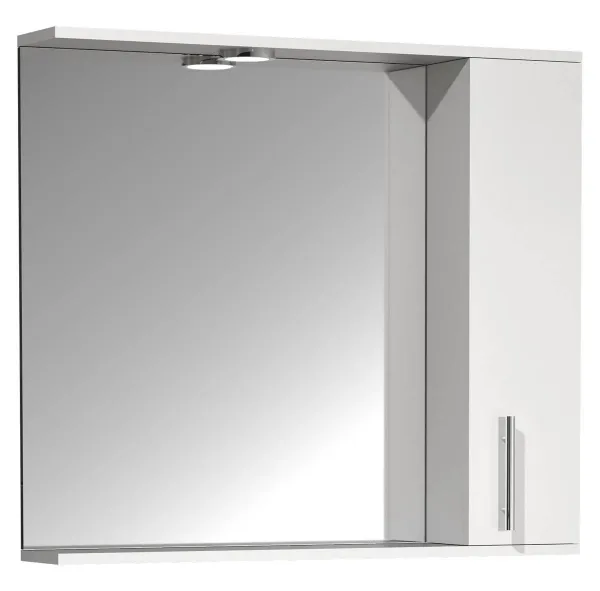 VCM Zrcadlová skříňka Lisalo XL 75 cm, bílá