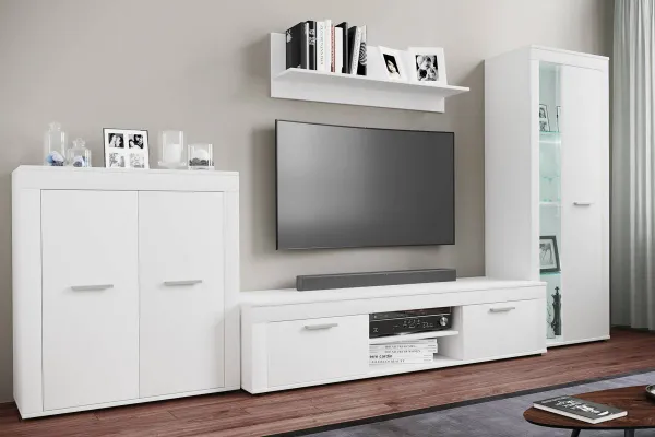 VCM TV stolek Usilo XL, bílá