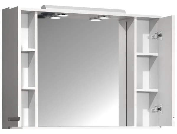 VCM Zrcadlová skříňka Silora XL 100 cm, bílá