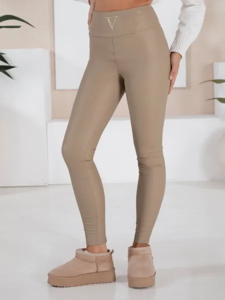 Dámske legíny VALENTIS Farba béžová DSTREET