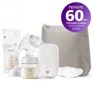 Philips AVENT Odsávačka materského mlieka elektrická nabíjacia SCF396/31+Darček
