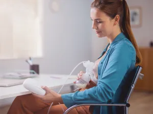 Philips AVENT Odsávačka materského mlieka elektrická nabíjacia SCF396/31+Darček