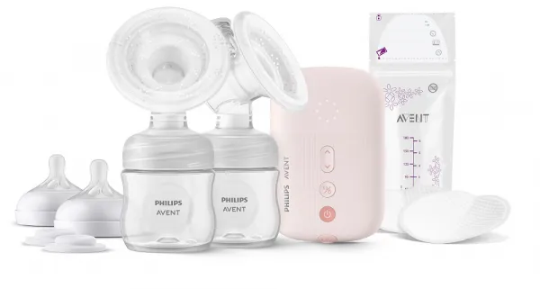 Philips AVENT Odsávačka materského mlieka elektrická DUO SCF397/31+Darček