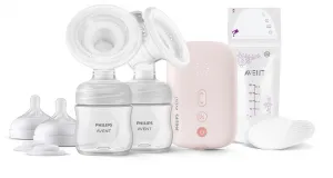 Philips AVENT Odsávačka materského mlieka elektrická DUO SCF397/31+Darček