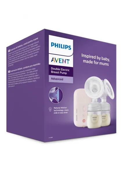 Philips AVENT Odsávačka materského mlieka elektrická DUO SCF397/31+Darček