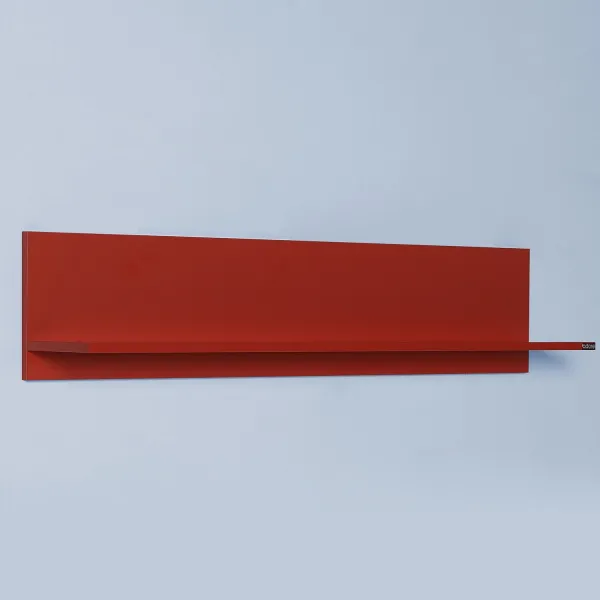 Kalune Design Nástenná polica RAF 120x25 cm červená