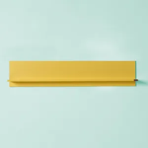 Kalune Design Nástenná polica RAF 120x25 cm žltá