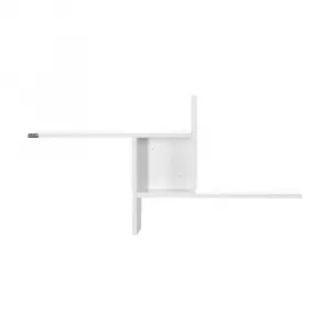 Kalune Design Nástenná polička RAF 100x50 cm biela