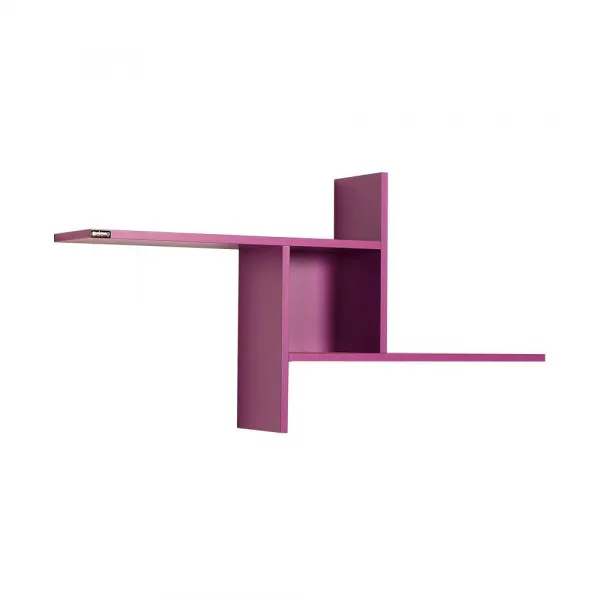 Kalune Design Nástenná polička RAF 100x50 cm fialová