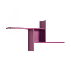 Kalune Design Nástenná polička RAF 100x50 cm fialová
