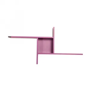 Kalune Design Nástenná polička RAF 100x50 cm fialová