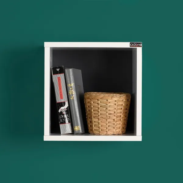 Kalune Design Nástenná polička RAF 33x33 cm biela