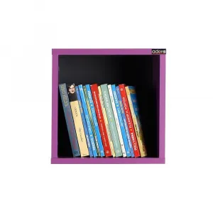 Kalune Design Nástenná polička RAF 33x33 cm fialová
