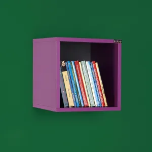 Kalune Design Nástenná polička RAF 33x33 cm fialová