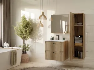 TP Living Závesná skrinka pod umývadlo TIGO 2S 60 cm dub evoke