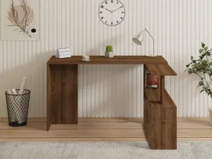 Písací stôl Cayko - Walnut