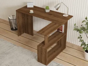 Písací stôl Cayko - Walnut