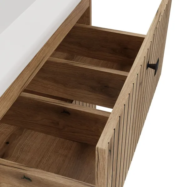 TP Living Závesná skrinka pod umývadlo TIGO 2S 60 cm dub evoke