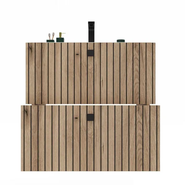 TP Living Závesná skrinka pod umývadlo TIGO 2S 60 cm dub evoke