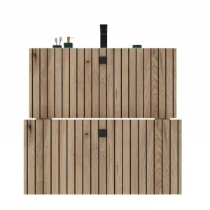 TP Living Závesná skrinka pod umývadlo TIGO 2S 60 cm dub evoke