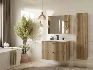 TP Living Závesná skrinka pod umývadlo TIGO 2S 80 cm dub evoke