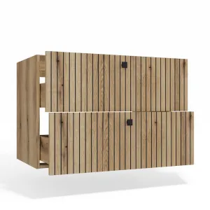 TP Living Závesná skrinka pod umývadlo TIGO 2S 80 cm dub evoke