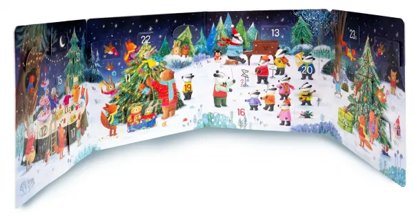 Vianočná knižka 24 adventných okienok